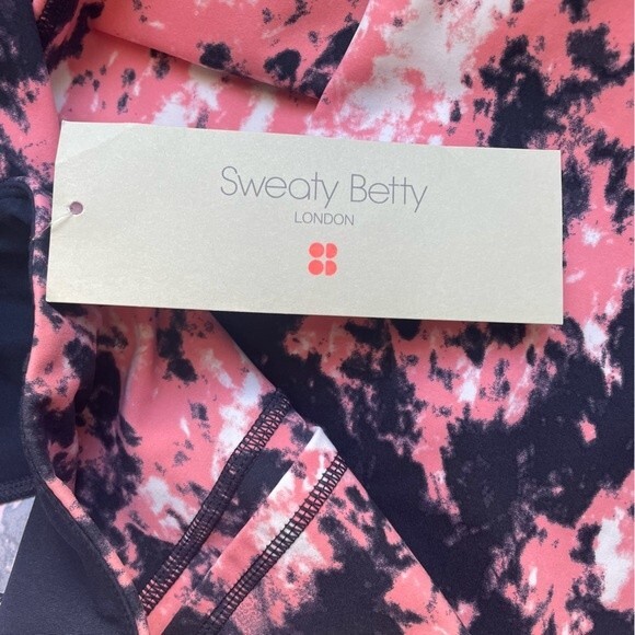 NWT Sweaty Betty Power Pocket Workout Legging Pink Purple Tie Dye Size Small NEW - Picture 13 of 15